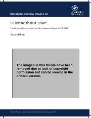 dior without dior pdf|Dior style.